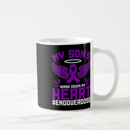 Mug Journée de sensibilisation aux surdoses Les ailes (Droite)