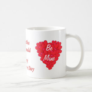 Mug Journée de Valentines romantiques personnalisées
