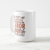 Mug journée du travail (Devant gauche)