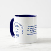 Mug JOURNÉE DU TRAVAIL ISRAÉLIENNE personnalisable (Devant gauche)
