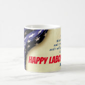 Mug JOURNÉE DU TRAVAIL PERSONNALISÉE | Écriture du dra (Centre)