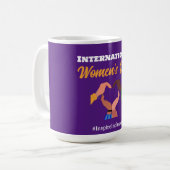 Mug Journée internationale de la femme 2025 inclusion (Devant gauche)