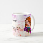 Mug Journée Internationale de la Femme Auburn Cheveux  (Devant droit)