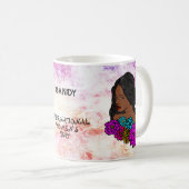 Mug Journée internationale de la femme Beauté d'ébène (Devant droit)