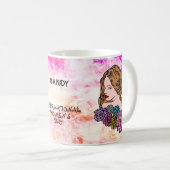 Mug Journée internationale de la femme Belle dame (Devant droit)