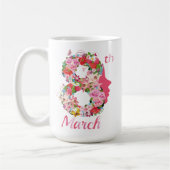 Mug journée internationale de la femme joyeuse journée (Gauche)