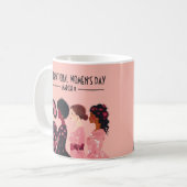 Mug Journée internationale de la femme Les femmes du m (Devant gauche)