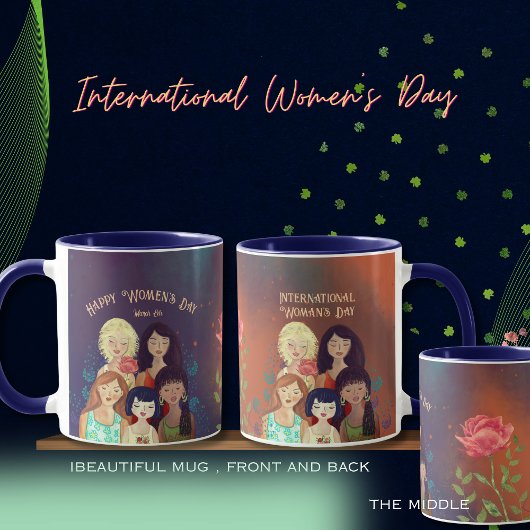 Mug Journée internationale de la femme multi-ethnique