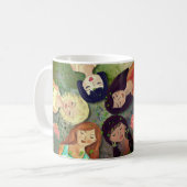 Mug Journée internationale de la femme Portraits de fe (Devant gauche)