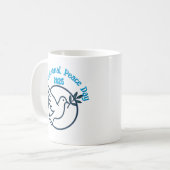 Mug Journée internationale de la paix (Devant gauche)