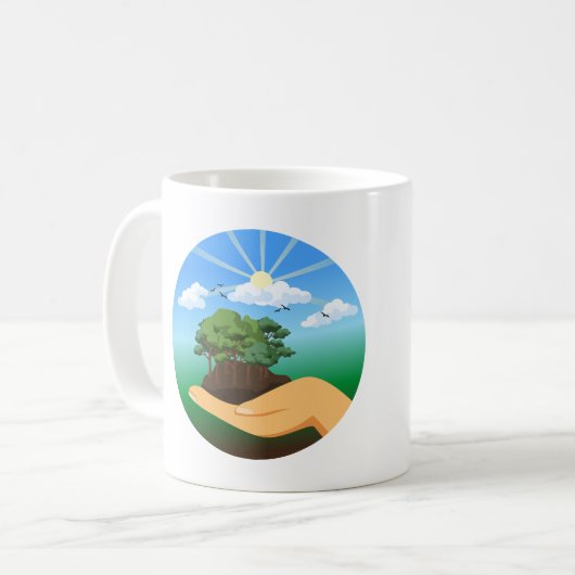 Mug Journée internationale de la Terre (Devant gauche)