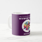 Mug Journée internationale des femmes 2026 Donner pour (Devant gauche)