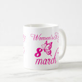 Mug Journée internationale des femmes, 8 mars (Devant droit)