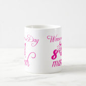 Mug Journée internationale des femmes, 8 mars (Centre)