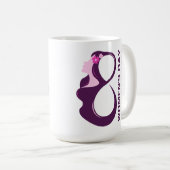 Mug Journée internationale des femmes 8 mars (Devant droit)