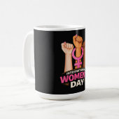 Mug Journée internationale des femmes 8 mars (Devant gauche)