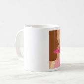 Mug journée internationale des femmes rose (Devant gauche)