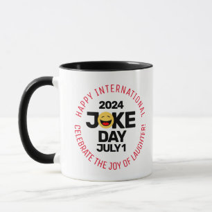 Mug Journée internationale des plaisanteries face à ri