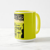 Mug Journée internationale du jazz 30 avril (Devant droit)