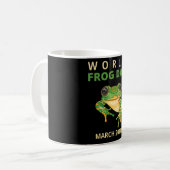 Mug Journée mondiale de la grenouille (Devant gauche)