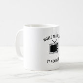 Mug journée mondiale de la télévision (Devant gauche)