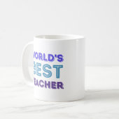 Mug Journée mondiale des enseignants (Devant gauche)