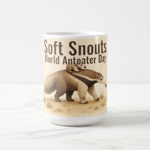 Mug Journée mondiale des fourmiliers aux museaux doux