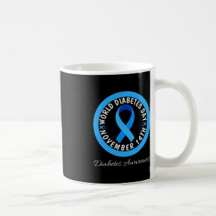 Mug Journée mondiale du diabète 2023 Type 1 Type 2 Dia