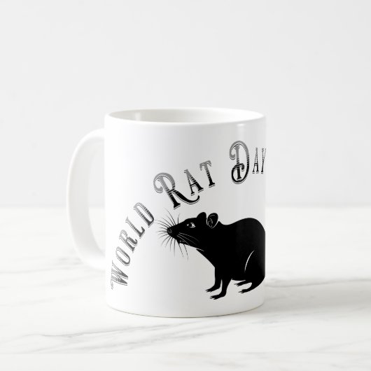 Mug Journée mondiale du rat (Devant gauche)