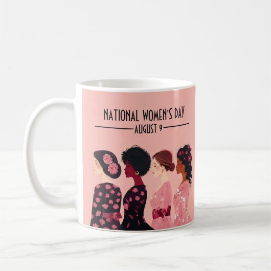 Mug Journée nationale de la femme Les femmes du monde (Gauche)
