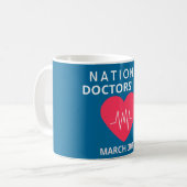 Mug Journée nationale des médecins (Devant gauche)