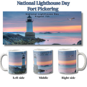 Mug Journée nationale des phares Fort Pickering Scene