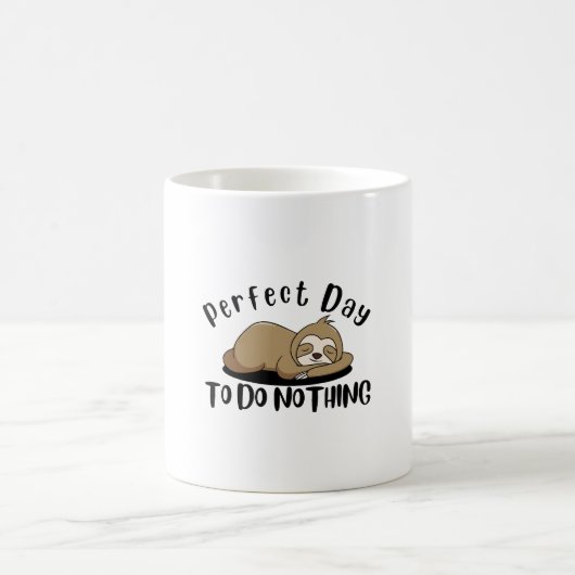 Mug Journée Parfaite Pour Ne Rien Faire (Centre)
