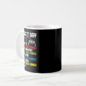 Mug Journée Parfaite - Vidéo de jeu de gamer drôle de (Devant gauche)