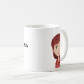 Mug Journée personnalisée de médecin avatar (Devant droit)
