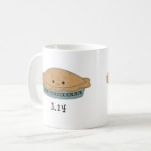Mug Journee Pi mignonne 3.14 (Devant gauche)