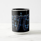 Mug Journee Pi Moleculaire Chimie Science Café (Centre)