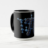 Mug Journee Pi Moleculaire Chimie Science Café (Devant gauche)