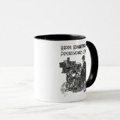 Mug Journée professionnelle administrative Dactylograp (Devant droit)