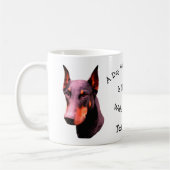 Mug Journée sans Dobie Doberman Personnalisé (Gauche)