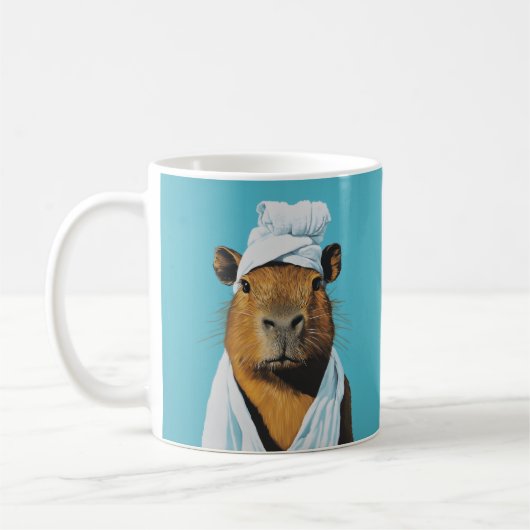 Mug Journée Spa de Capybara (Gauche)