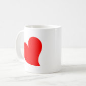 MUG JOURNÉE VALENTINES DU COEUR ROUGE TENDANCE (Devant gauche)