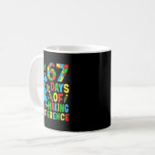 Mug Journées de différence Dinosaur Autism Enseignant (Devant gauche)