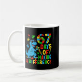 Mug Journées de différence Dinosaur Autism Enseignant (Gauche)