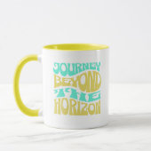Mug Journey Beyond the Horizon – Inspirational Travel (Gauche)