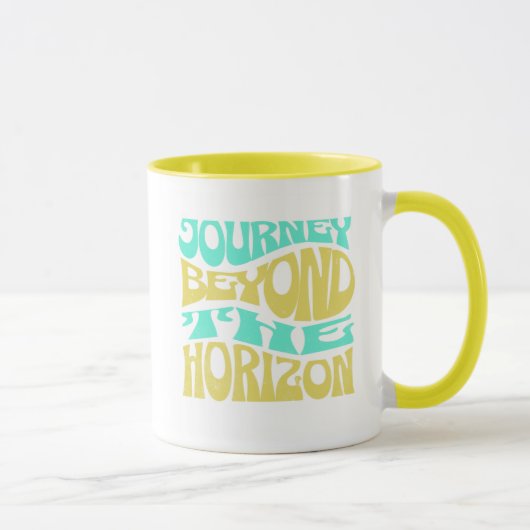 Mug Journey Beyond the Horizon – Inspirational Travel (Droite)