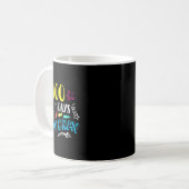 Mug Jours De Cray Cray - Étudiant Enseignant 100e Jour (Devant gauche)