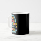 Mug Jours De Faire Une Différence Enseignant S Arc-En- (Devant gauche)