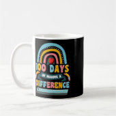 Mug Jours De Faire Une Différence Enseignant S Arc-En- (Gauche)