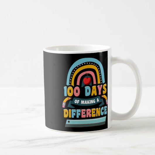 Mug Jours De Faire Une Différence Enseignant S Arc-En- (Droite)